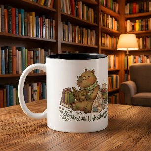 Lesen Capybara Tasse – Süße Buchliebhaber Kaffeeta