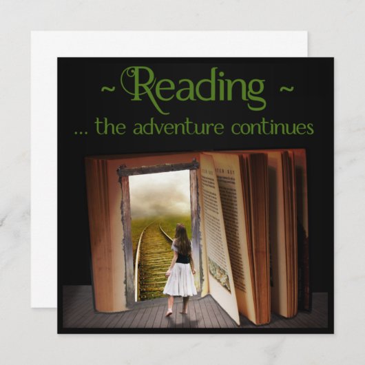 Lesen, das Abenteuer geht weiter (Vorne/Hinten)