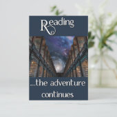 Lesen, das Abenteuer geht weiter (Stehend Vorderseite)