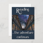 Lesen, das Abenteuer geht weiter (Vorne/Hinten)