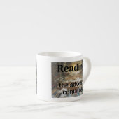 Lesen, das Abenteuer geht weiter Espressotasse (Vorderseite Rechts)