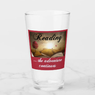 Lesen, das Abenteuer geht weiter Glas