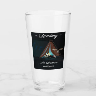 Lesen, das Abenteuer geht weiter Glas