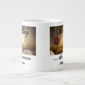 Lesen, das Abenteuer geht weiter Jumbo-Tasse (Vorderseite)