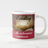 Lesen, das Abenteuer geht weiter Jumbo-Tasse (Rechts)
