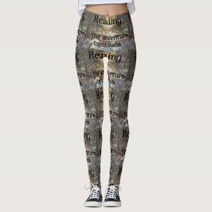 Lesen, das Abenteuer geht weiter Leggings