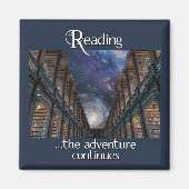 Lesen, das Abenteuer geht weiter Magnet (Vorne)