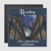 Lesen, das Abenteuer geht weiter Magnetkarte (Vorne/Hinten)