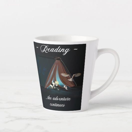 Lesen, das Abenteuer geht weiter Milchtasse (Rechts)