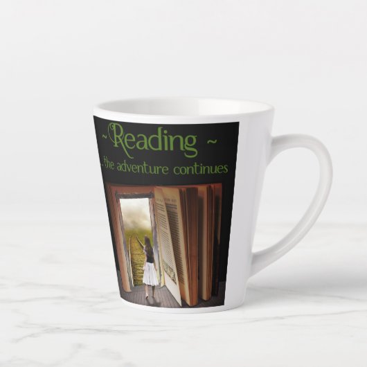 Lesen, das Abenteuer geht weiter Milchtasse (Rechts)