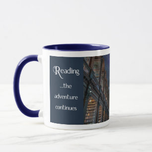 Lesen, das Abenteuer geht weiter Tasse