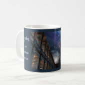 Lesen ... das Abenteuer setzt Kaffee Tasse (Vorderseite Links)