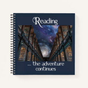 Lesen ...das Adventure Continue-Notebook Notizblock