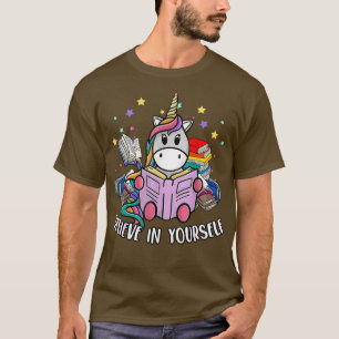 Lesen der Bibliothek Unicoron Lese-Bücher Lover Re T-Shirt