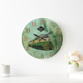 Lesen der Eisenbahn GP-30 #3601 Große Wanduhr (Zuhause)