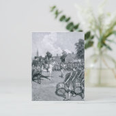 Lesen der Erklärung vor Washington Postkarte (Stehend Vorderseite)