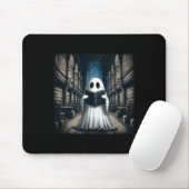 Lesen der Ghost Library Halloween Librarian Book L Mousepad (Mit Mouse)
