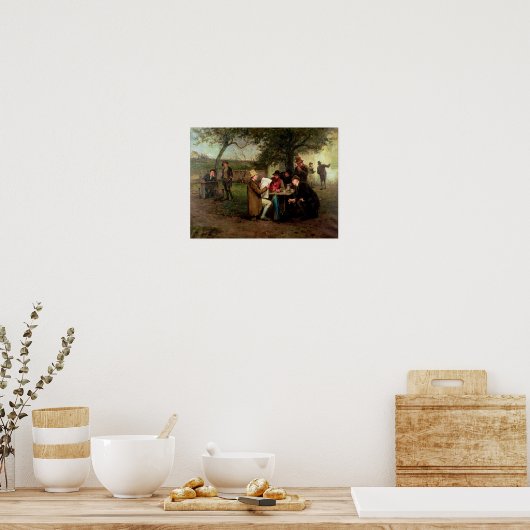 Lesen der Nachrichten Poster (Küche)