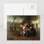 Lesen der Nachrichten Postkarte (Vorne/Hinten)