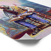 LESEN DER SKRIPTUREN VON THOMAS WATERMAN WOOD POSTER (Ecke)