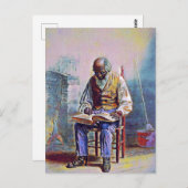 LESEN DER SKRIPTUREN VON THOMAS WATERMAN WOOD POSTKARTE (Vorne/Hinten)