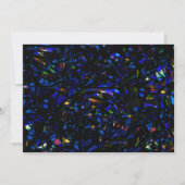 LESEN DER TORAH Bar Bat Mitzvah Einladung (Rückseite)