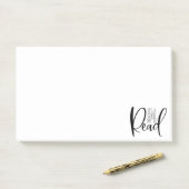 Lesen des Buches Lover Post-it-Hinweise Post-it Klebezettel (Auf Schreibtisch)