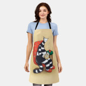 Lesen des Katalogbuches Schürze (Getragen)