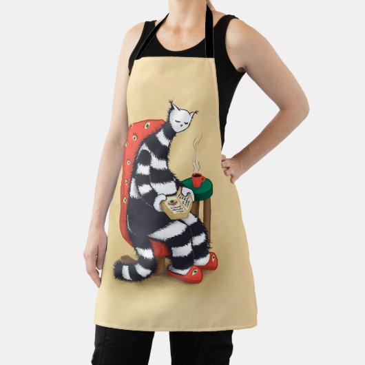 Lesen des Katalogbuches Schürze (InSitu)