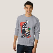 Lesen des Katalogbuches Sweatshirt (Vorne ganz)