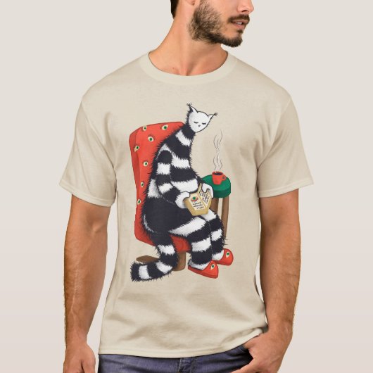 Lesen des Katalogbuches T-Shirt (Vorderseite)
