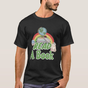 Lesen des Lehrers Buch Bibliothek lesen 100 Tage T-Shirt
