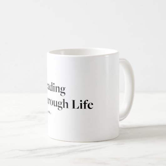 Lesen durch lebenslange Tasse (VorderseiteRechts)