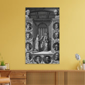 Lesen eines Briefes an Königin Elizabeth I Leinwanddruck (Insitu (Wohnzimmer))