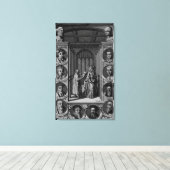 Lesen eines Briefes an Königin Elizabeth I Leinwanddruck (Insitu (Holzboden))