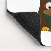 Lesen eines klugen Owl Mousepad (Ecke)