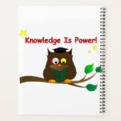 Lesen eines klugen Owl Planer (Rückseite)