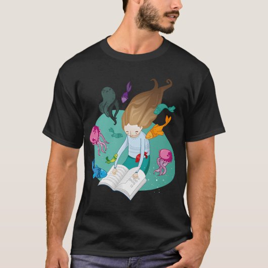 Lesen entführt dich. T-Shirt (Vorderseite)