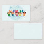 Lesen eröffnet neue Welten Visitenkarte (Vorne/Hinten)