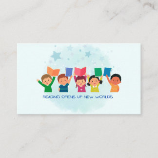 Lesen eröffnet neue Welten Visitenkarte