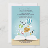 Lesen erweitert die Gedankeneinladung Einladung (Vorderseite)