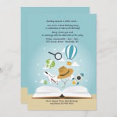 Lesen erweitert die Gedankeneinladung Einladung (Vorne/Hinten)