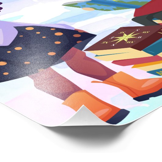 Lesen Fotodruck (Ecke)