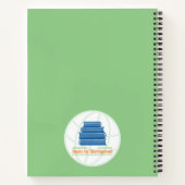 Lesen hilft Ihnen, Giraffen-Notebook zu stillen Notizblock (Rückseite)