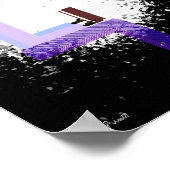 Lesen in der Fensteranzeige Poster (Ecke)