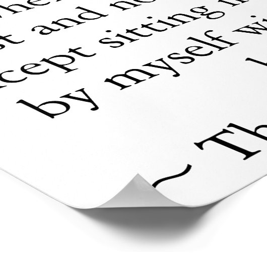 Lesen in einer Ecke Poster (Ecke)