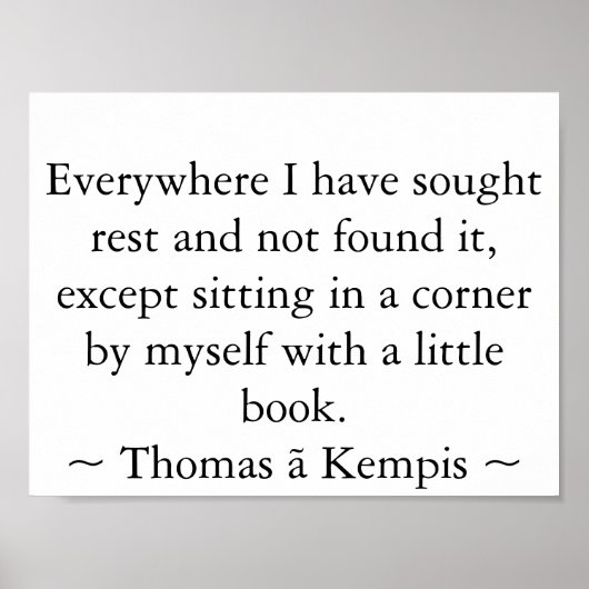 Lesen in einer Ecke Poster (Vorne)