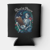 Lesen in Peace Skeleton Lesebuch Dosenkühler (Vorderseite)