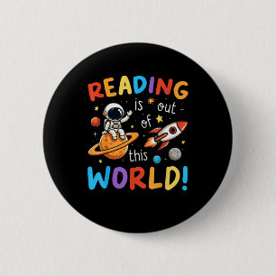 Lesen ist aus diesem Weltraum Button
