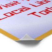 Lesen ist aus dieser Welt Poster (Ecke)